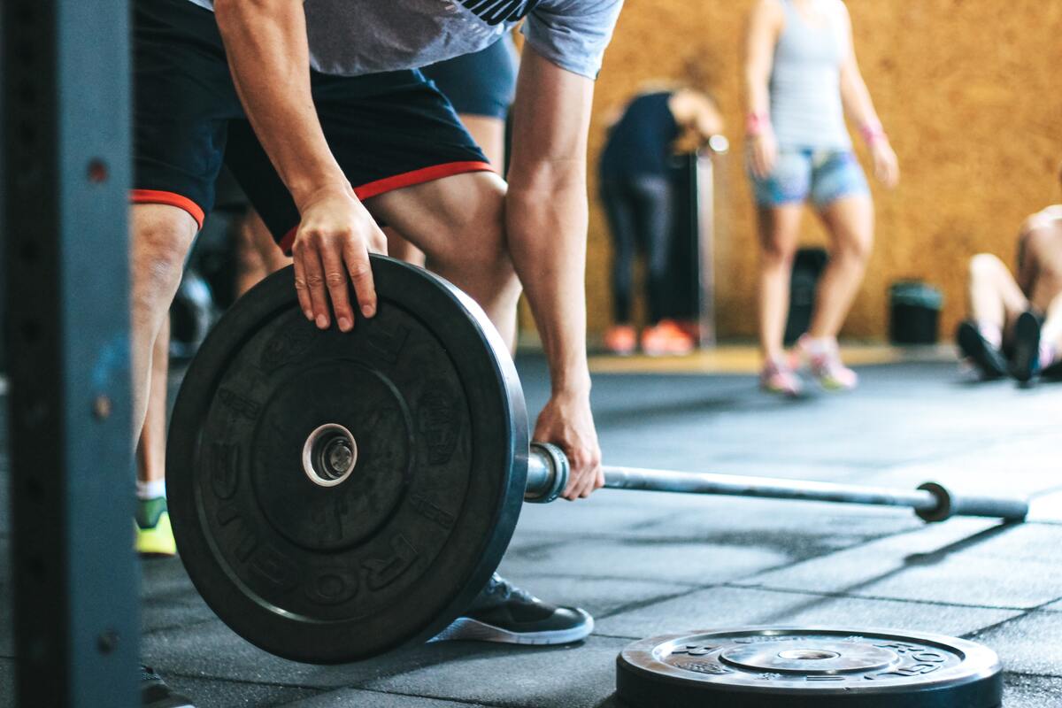 Leg day with discount barbell