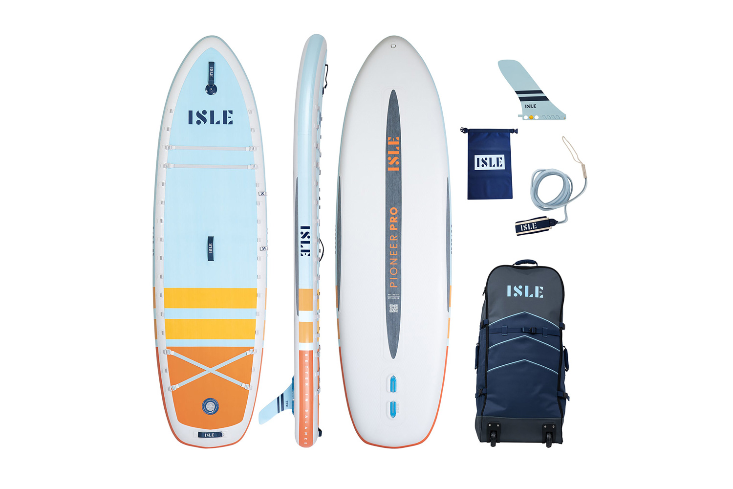 Isle Pioneer Pro SUP/Kayak Hybrid on a plain white studio background.