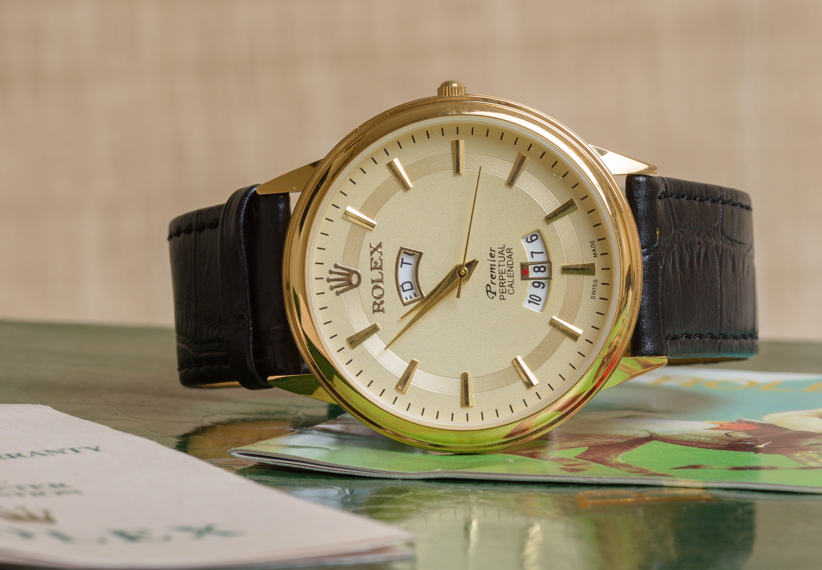 A vintage Rolex Premier Perpetual Calendar