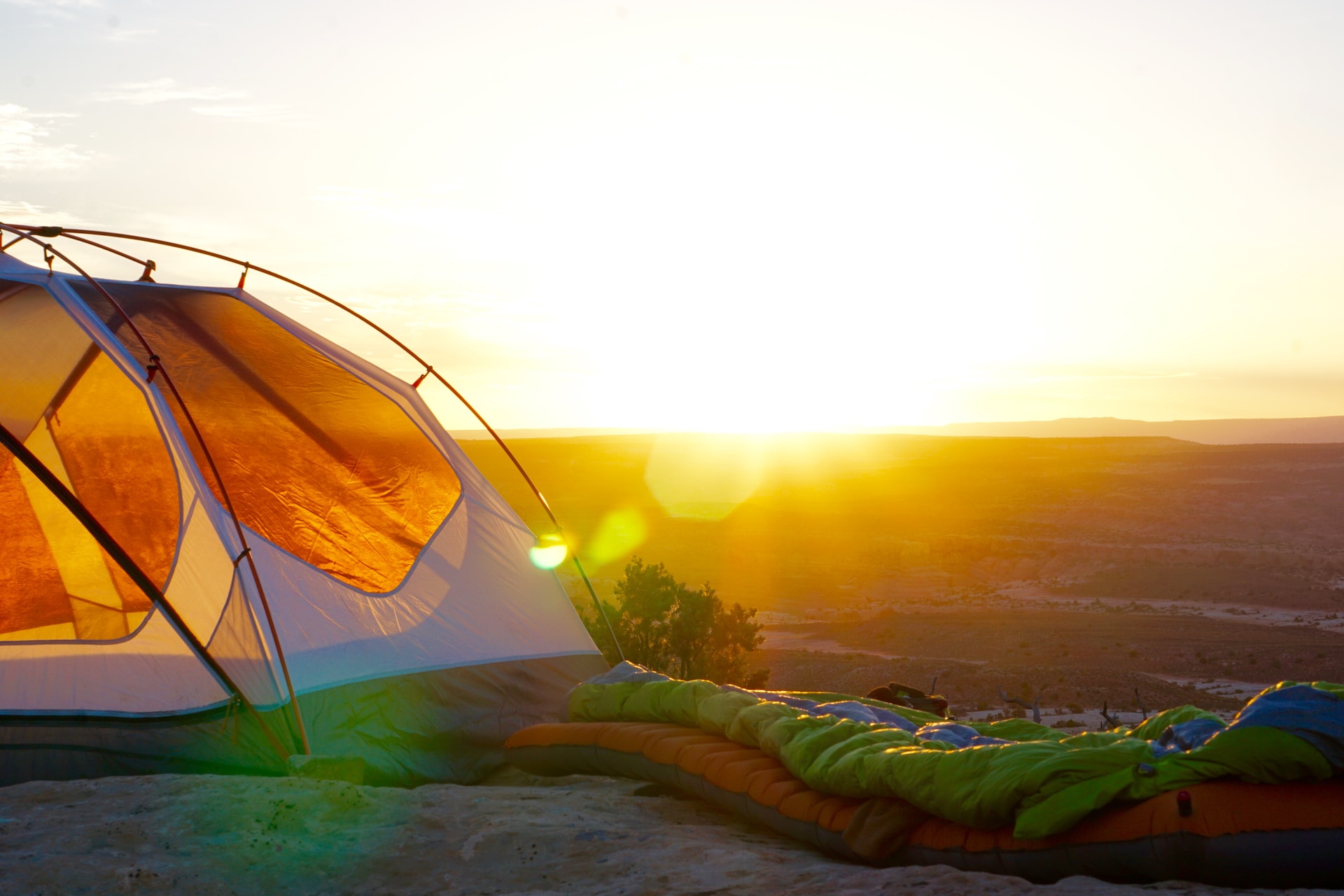 Most comfortable way to sleep in a outlet tent