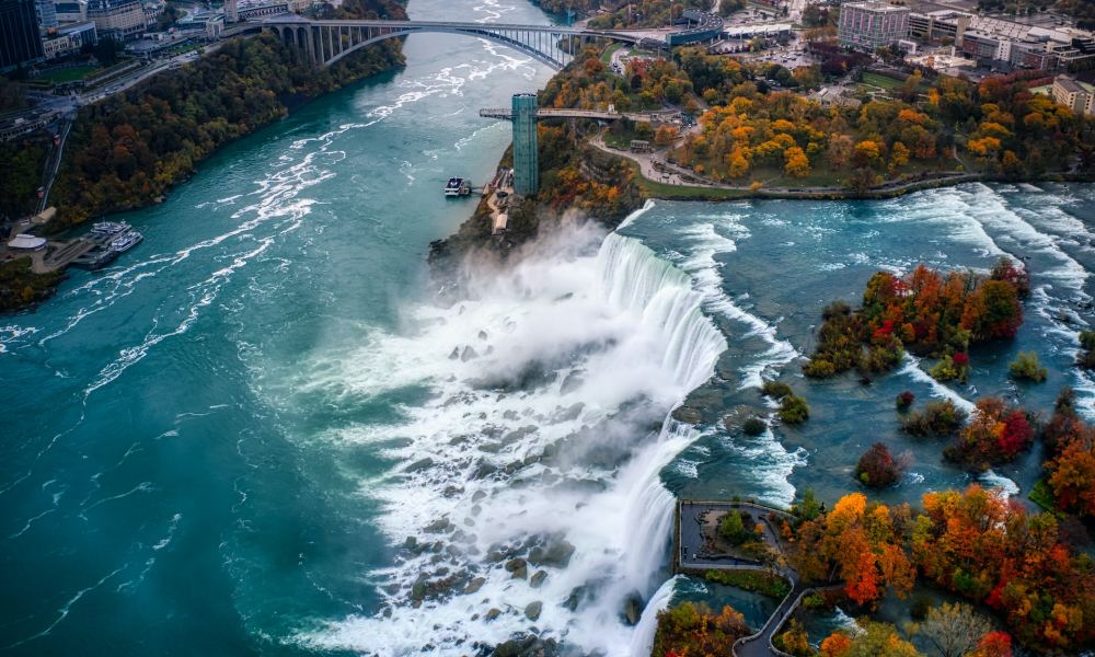 Niagara Falls from above