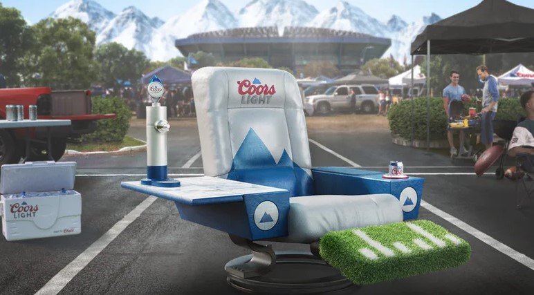 Coors light discount lazy bag chair