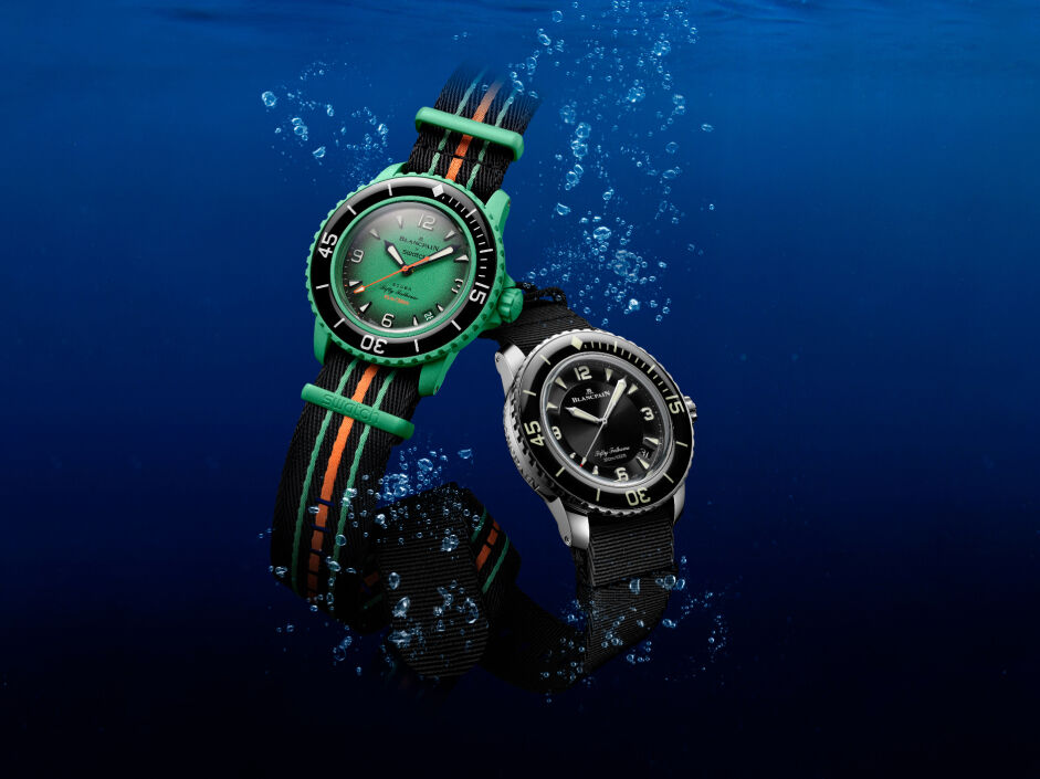 Swatch Blancpain collab on 5 ocean inspired Fifty Fathoms watches