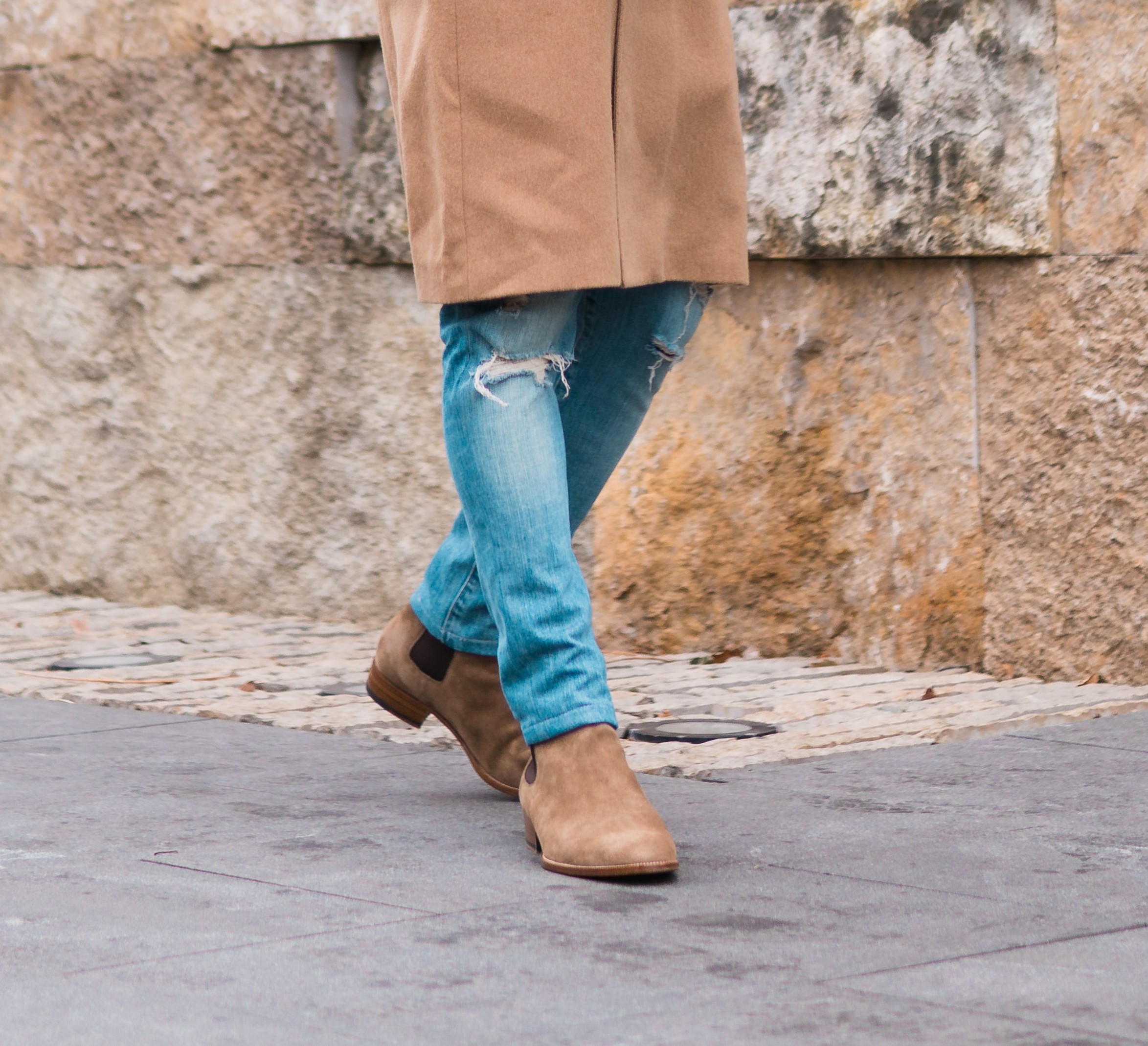 Tan chelsea boots outlet with black jeans