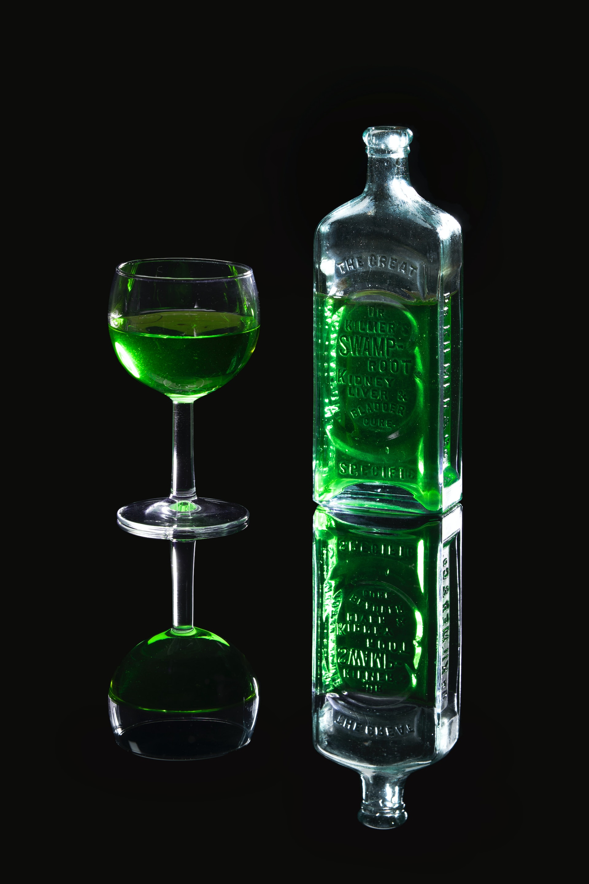 Glass Of Flaming Absinthe With Sugar And Free Stock Photo and Image  205174952