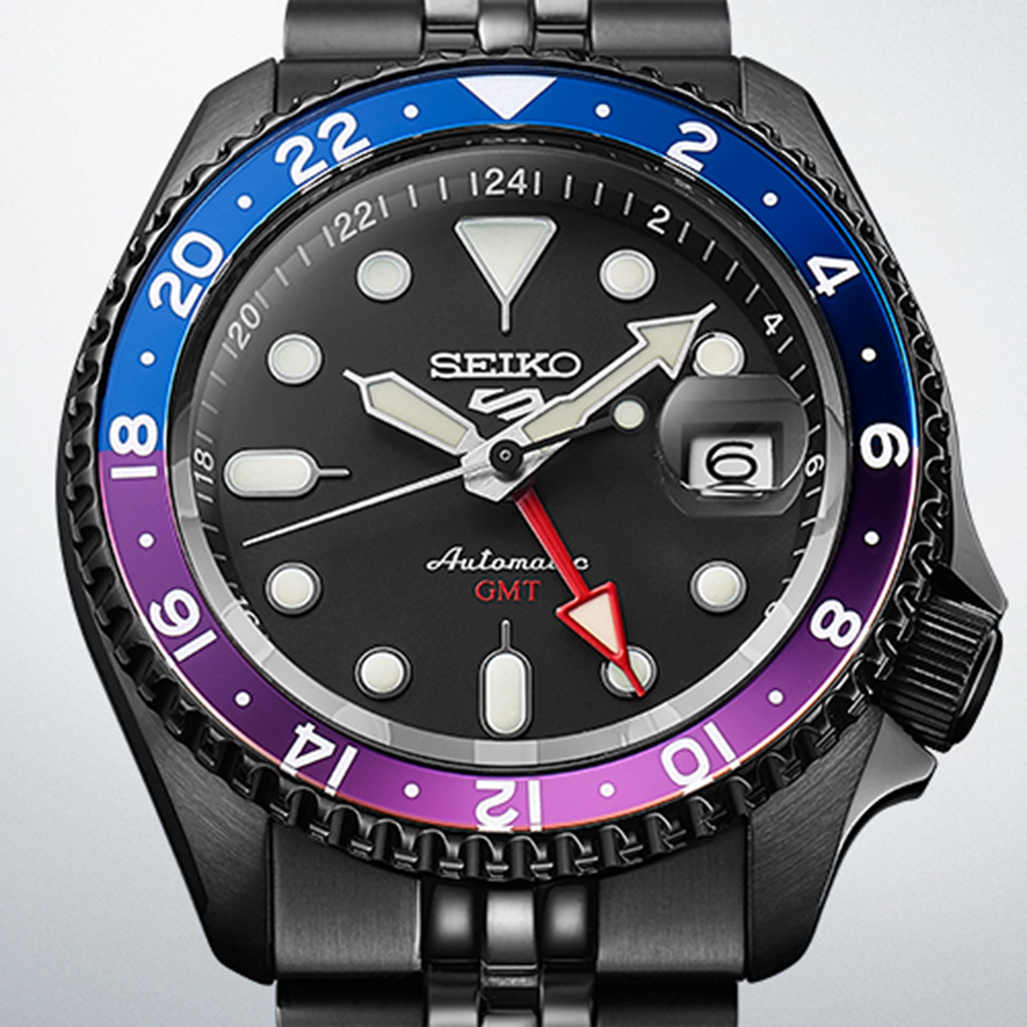 Seiko 5 Sports Yuto Horigome Limited Edition watch face