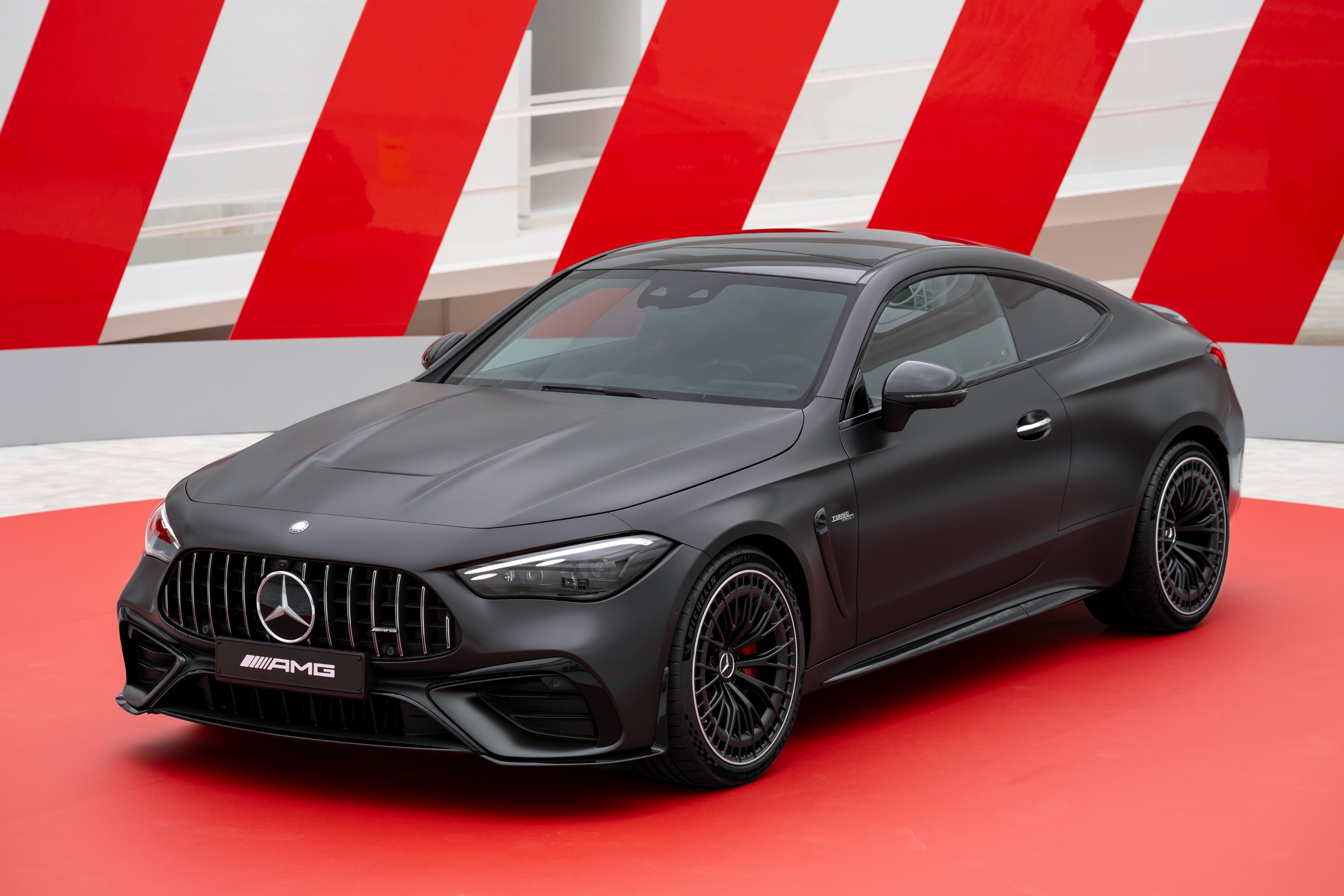 New Mercedes AMG CLE 53 Coupe Has Wider Stance Increased Horsepower   2024 Mercedes AMG CLE 53 Coupe 