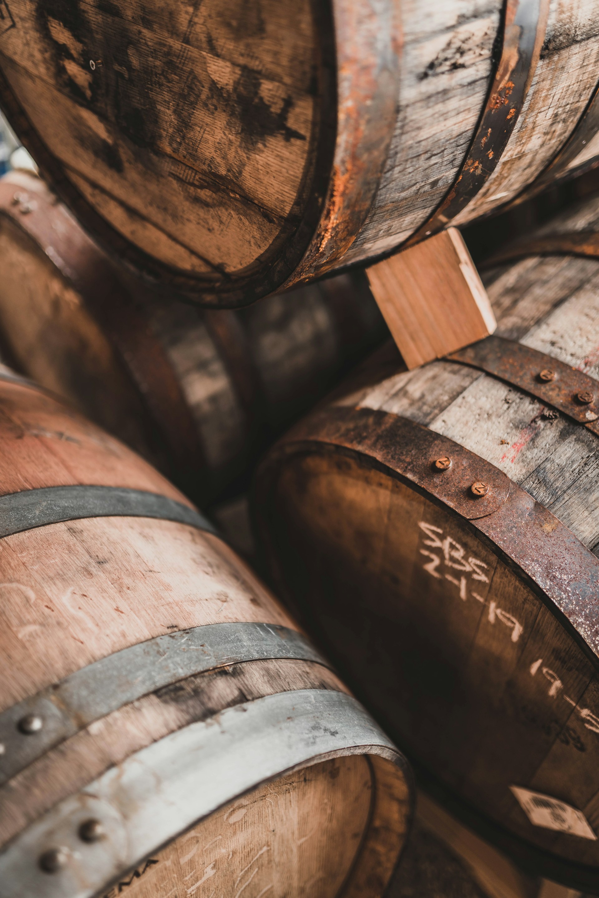 Whiskey barrels