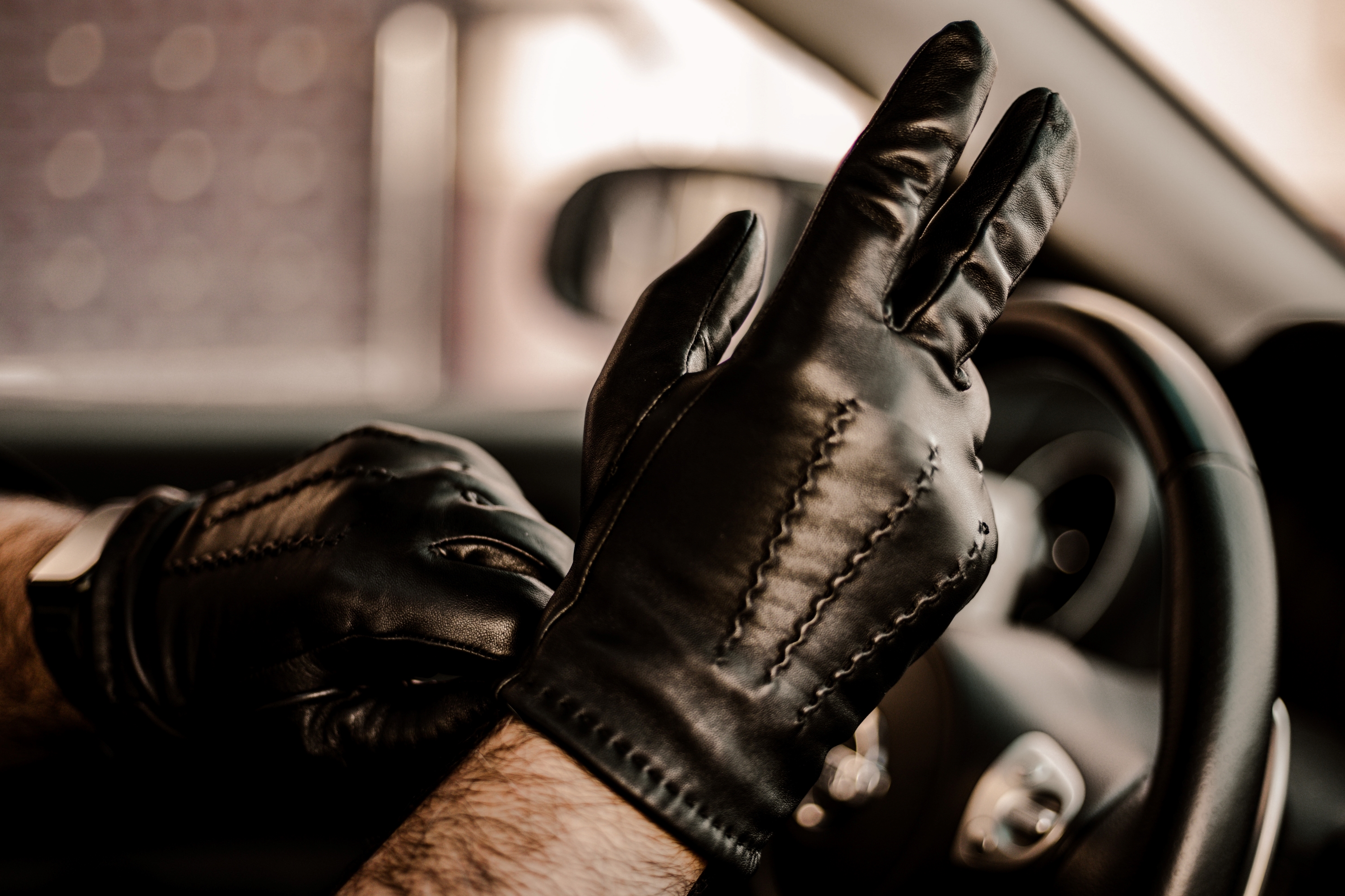  Interstate Leather Men's Basic Fingerless Gloves (Black,  X-Small) : Clothing, Shoes & Jewelry