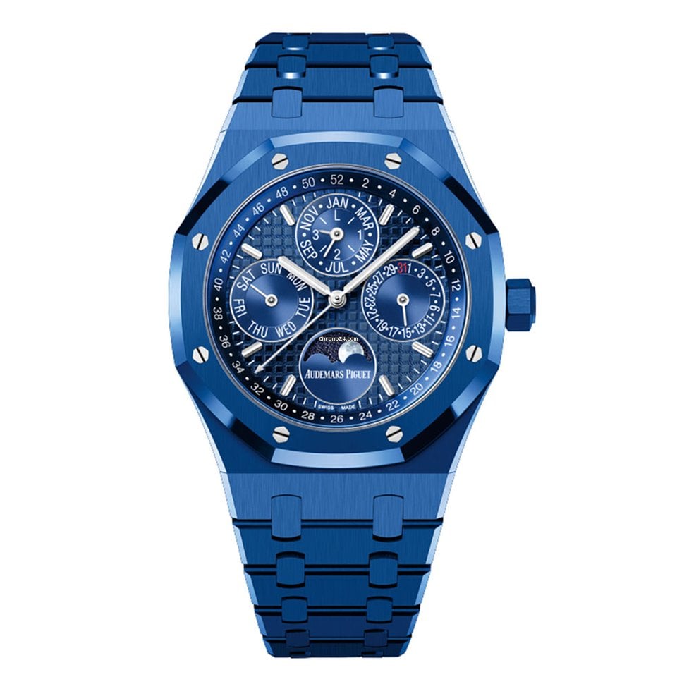 Audemars Piguet Royal Oak Perpetual Calendar blue ceramic