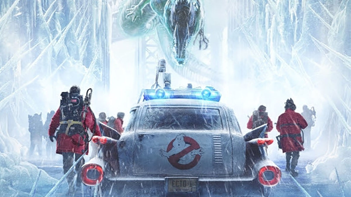 The poster for Ghostbusters: Frozen Empire.