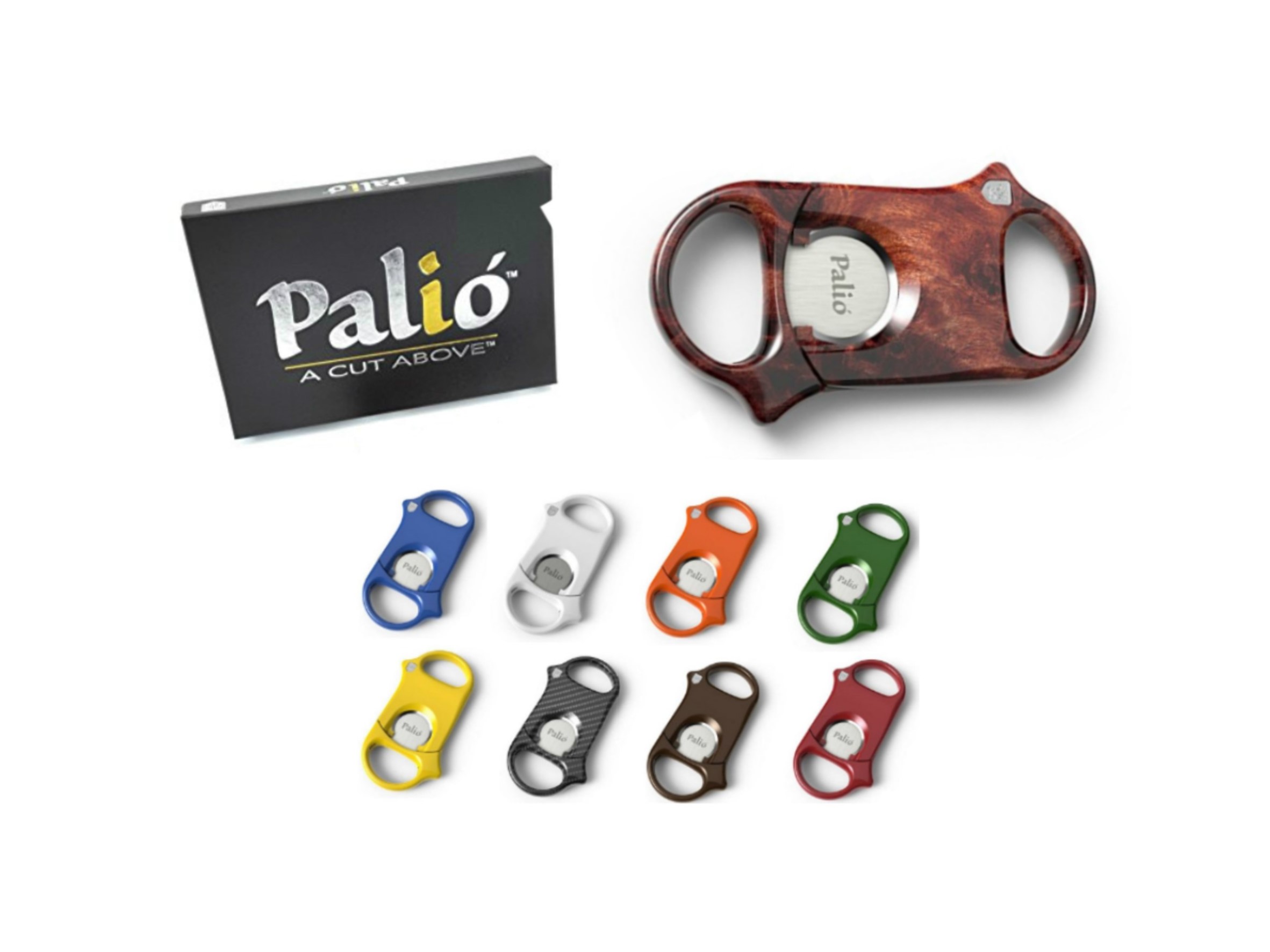 Palio Composite Cigar Cutter multiple colors