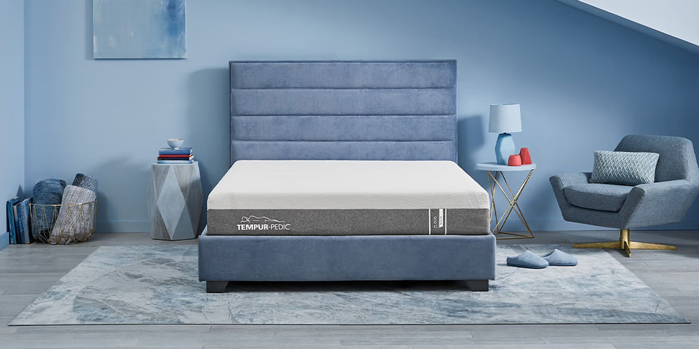 The Tempur-Cloud placed in a bedroom