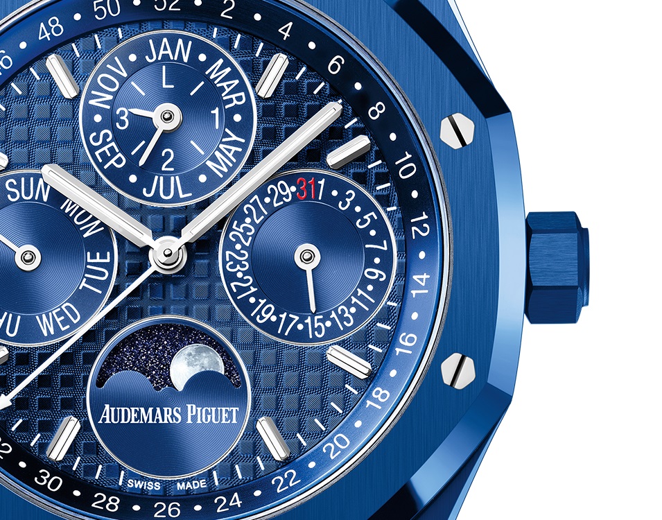 Audemars Piguet Royal Oak Perpetual Calendar blue ceramic