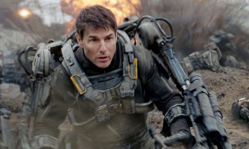 Tom Cruise in Edge of Tomorrow.