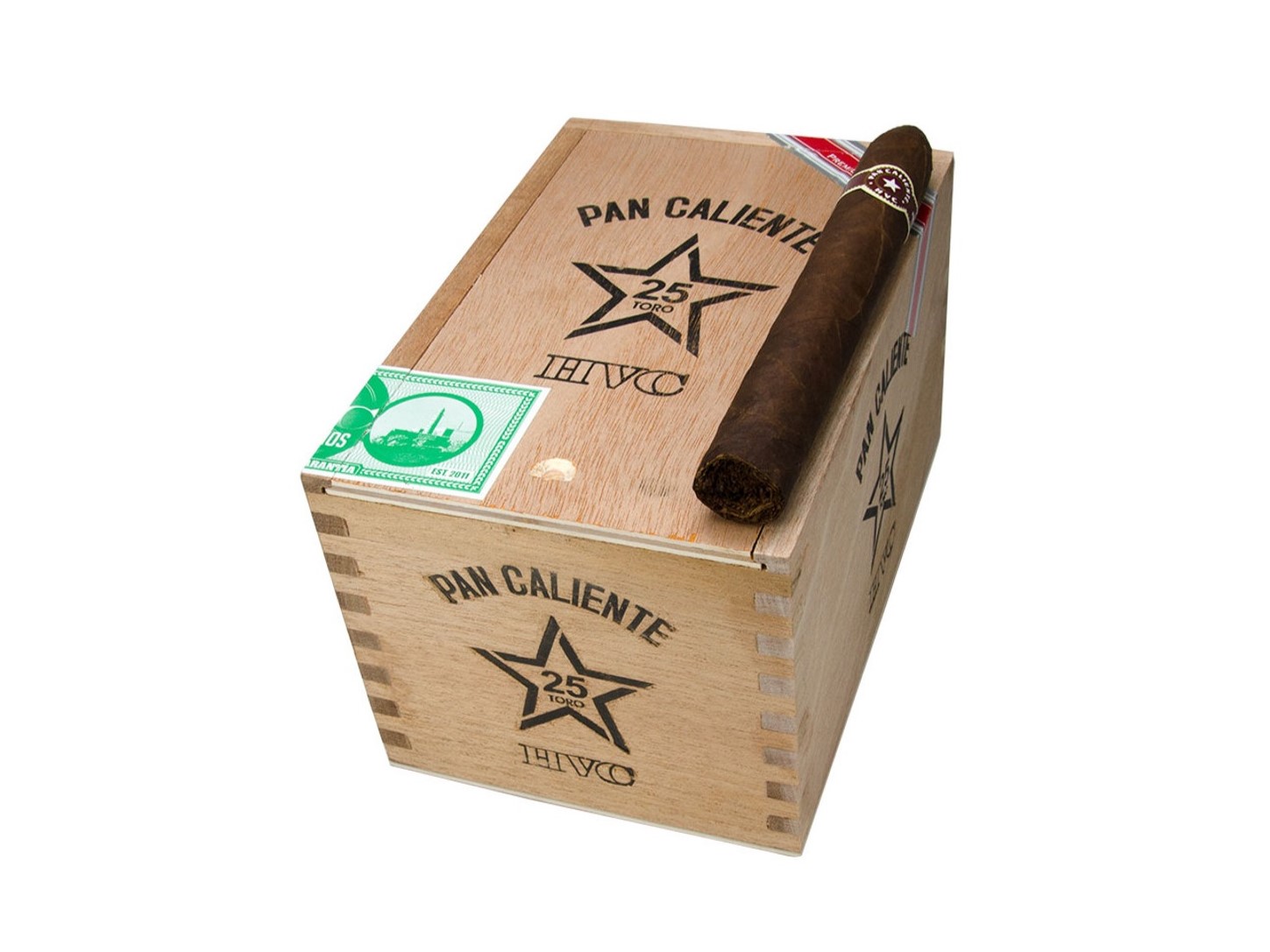 HVC Pan Caliente cigar with box