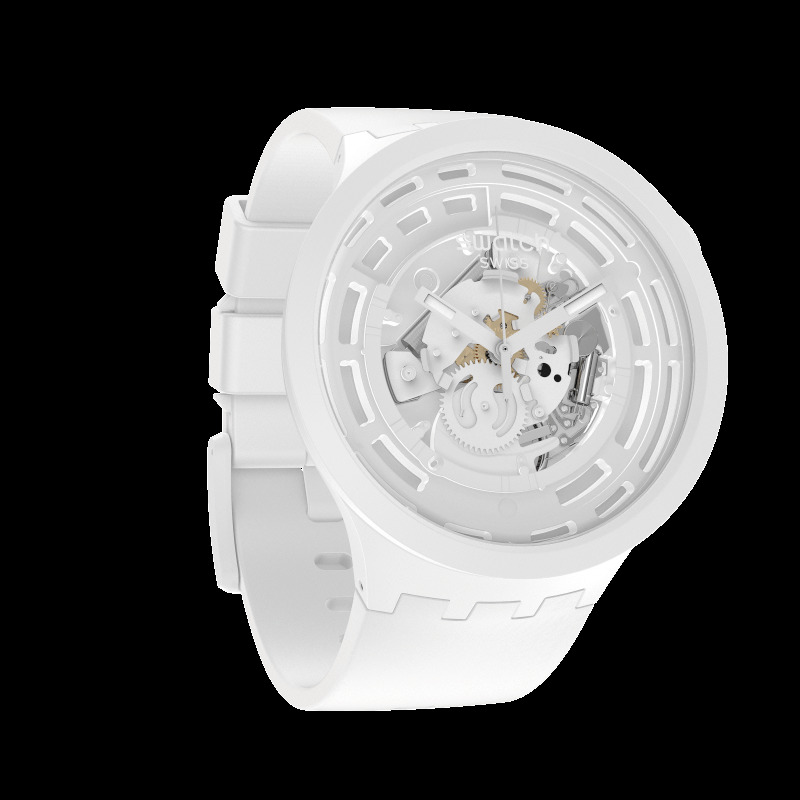 swatch transparent watch