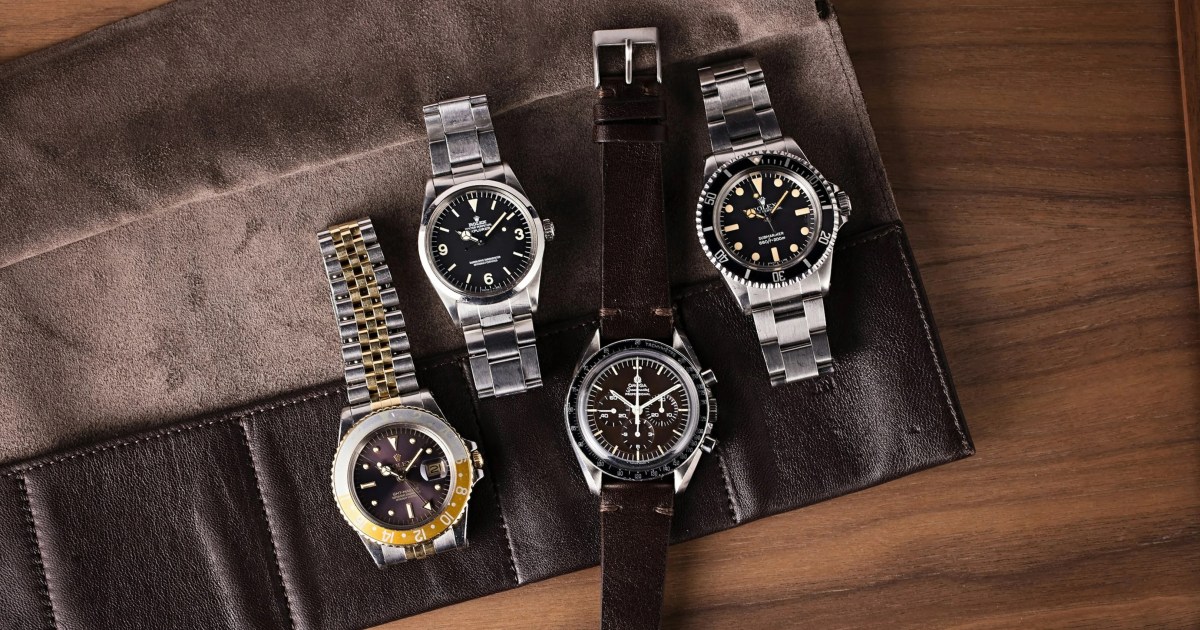 Bob's Watches is auctioning 4 iconic vintage Rolex and Omega timepieces ...