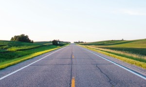 Open country road