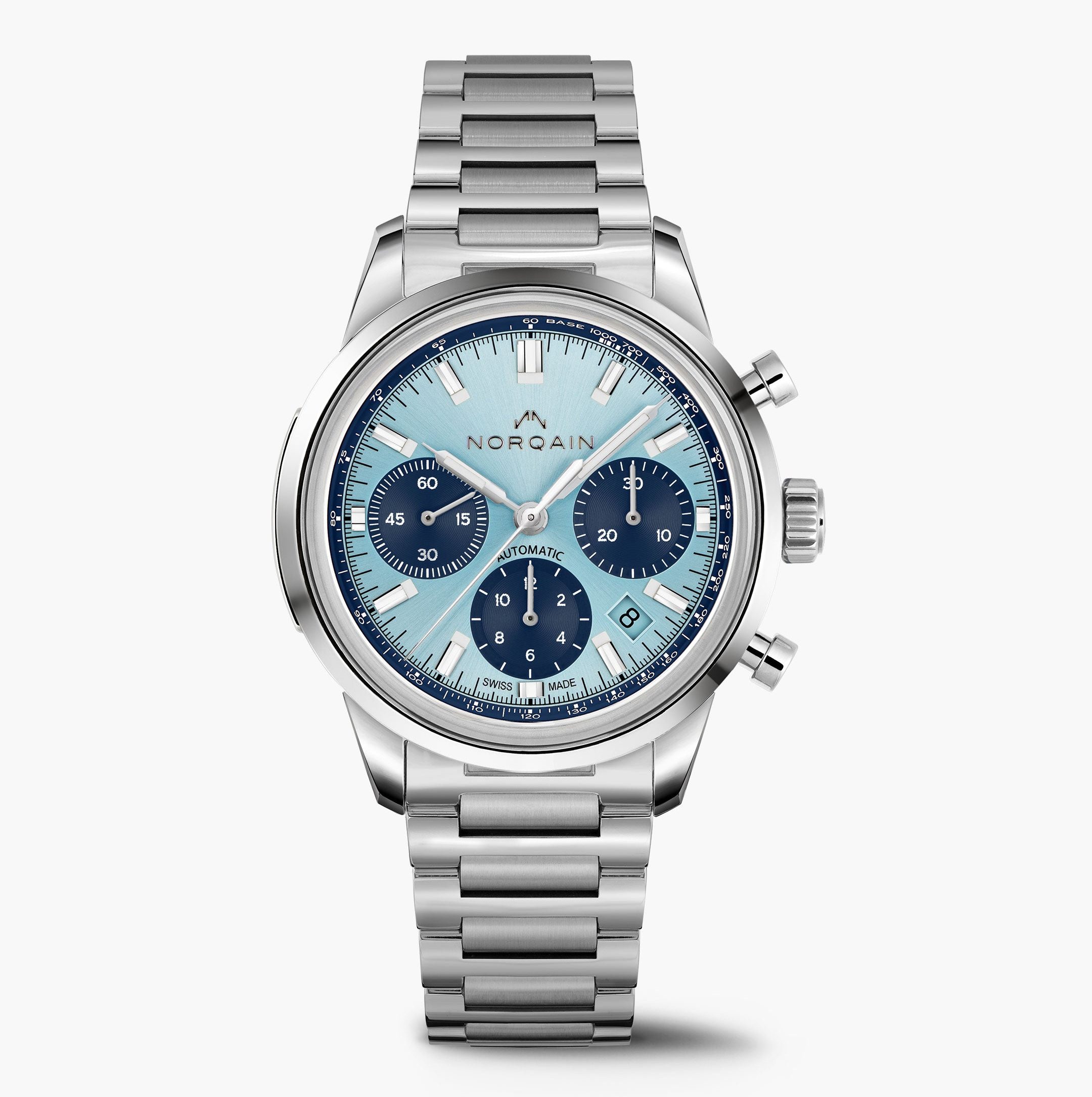 Norwain Freedom Collection sky blue dial