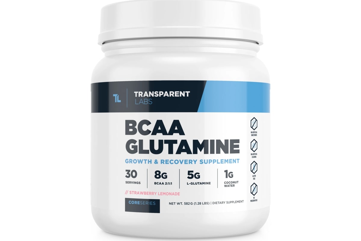 Transparent Labs BCAAs.