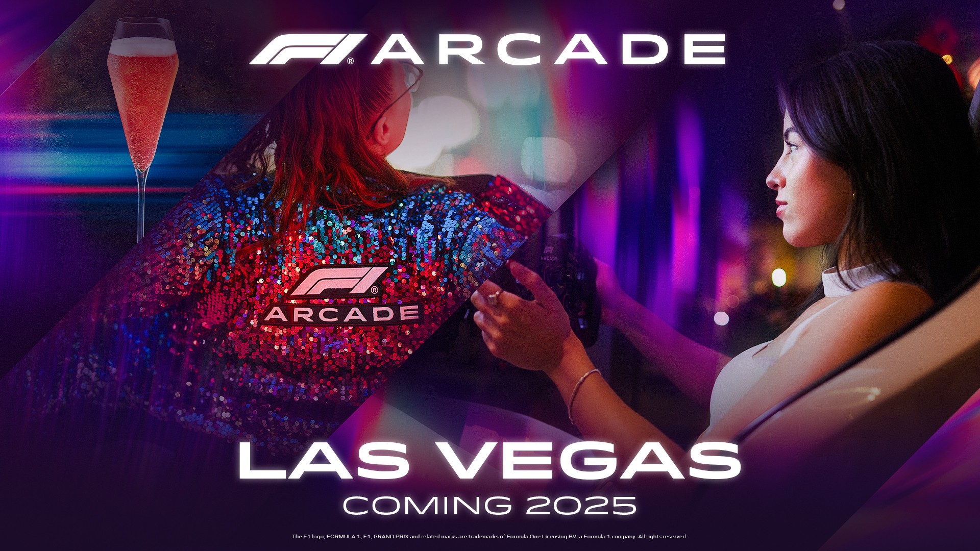 F1 Arcade sim racing Las Vegas 2025