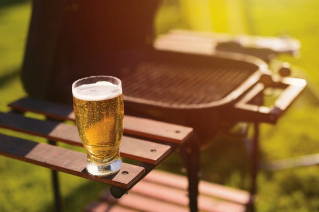 Grill and beer