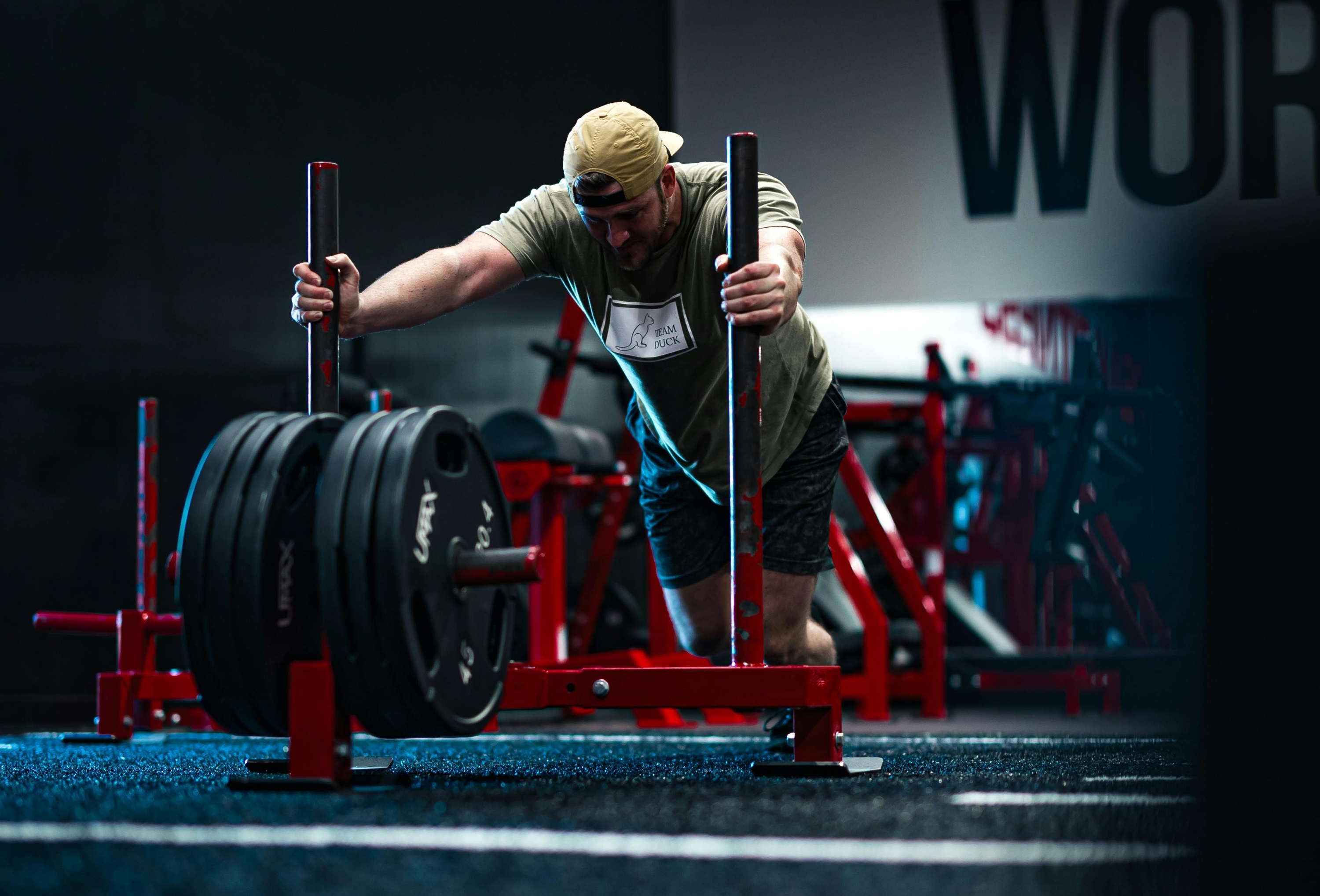 Man in gym