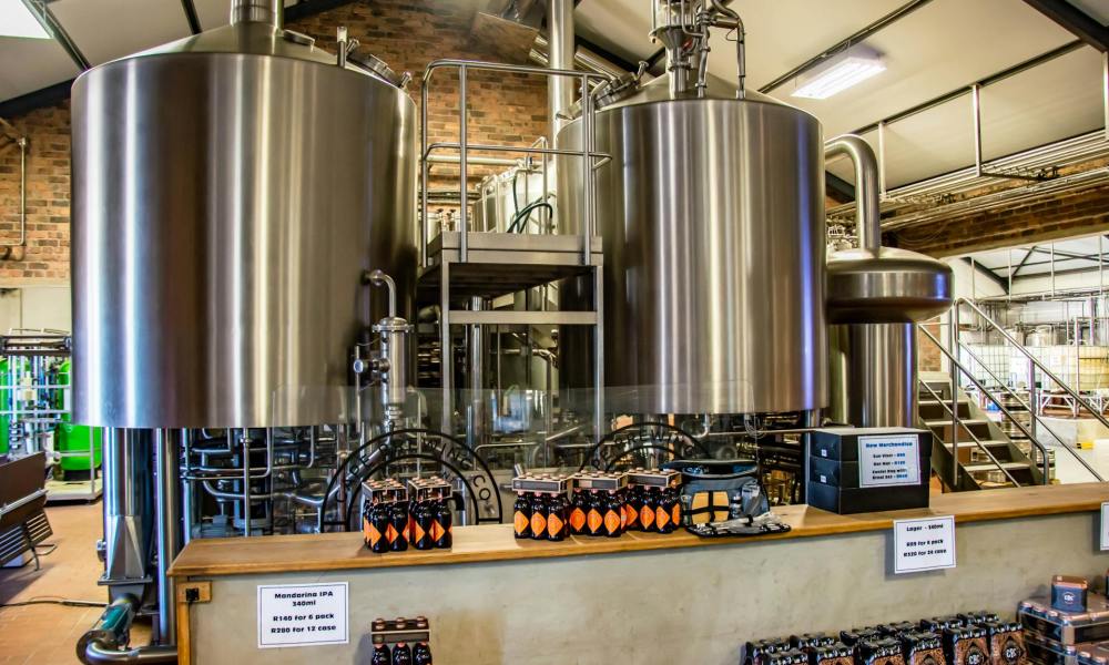 Stainless steel brewery equipment