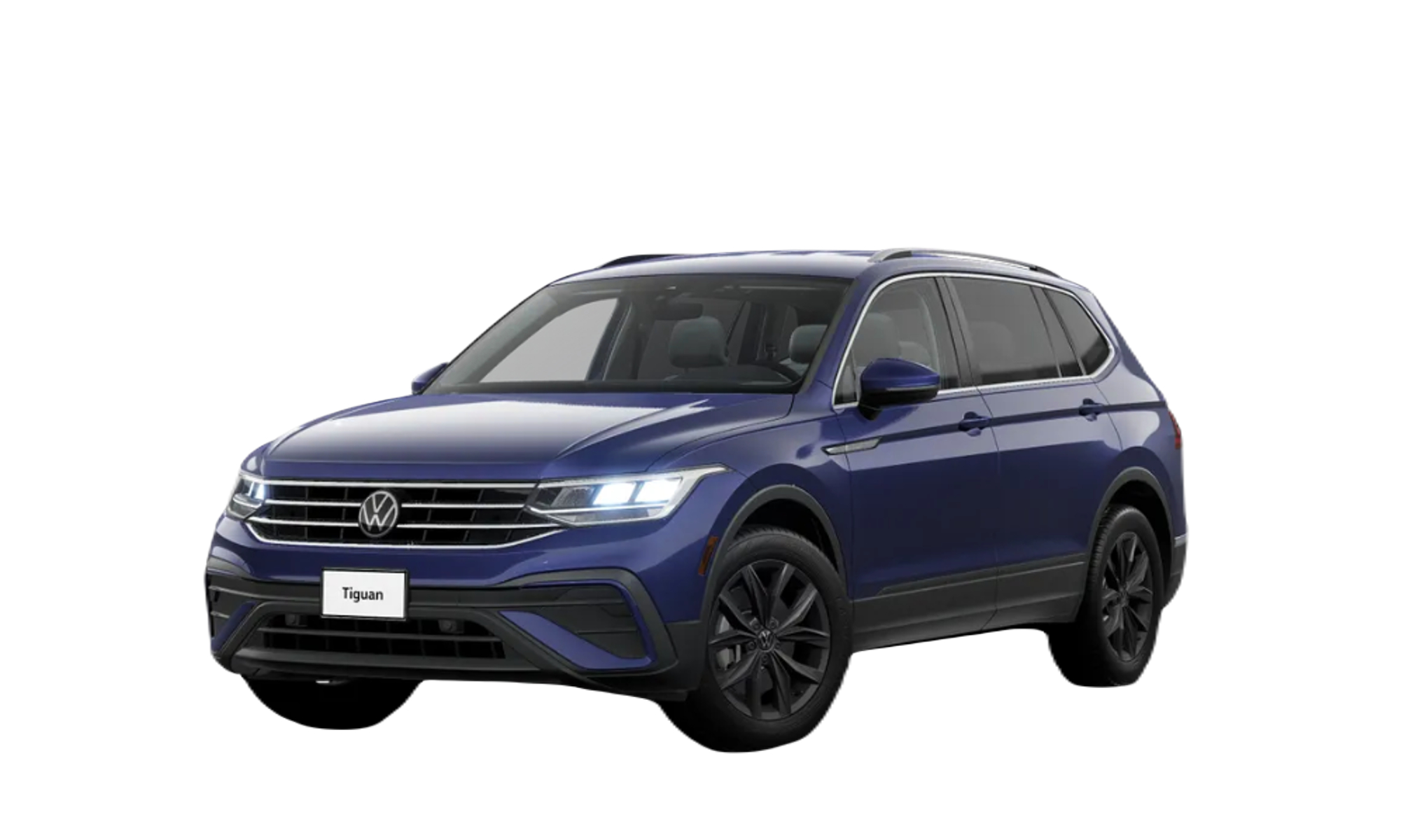 2024 VW Tiguan in Atlantic Blue.