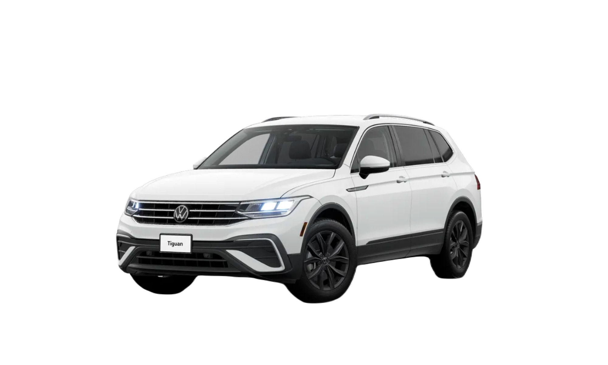 2024 VW Tiguan in Pure White.