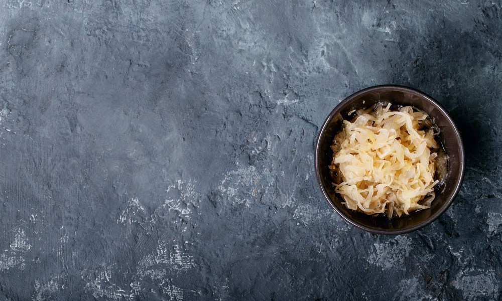 Sauerkraut in a bowl