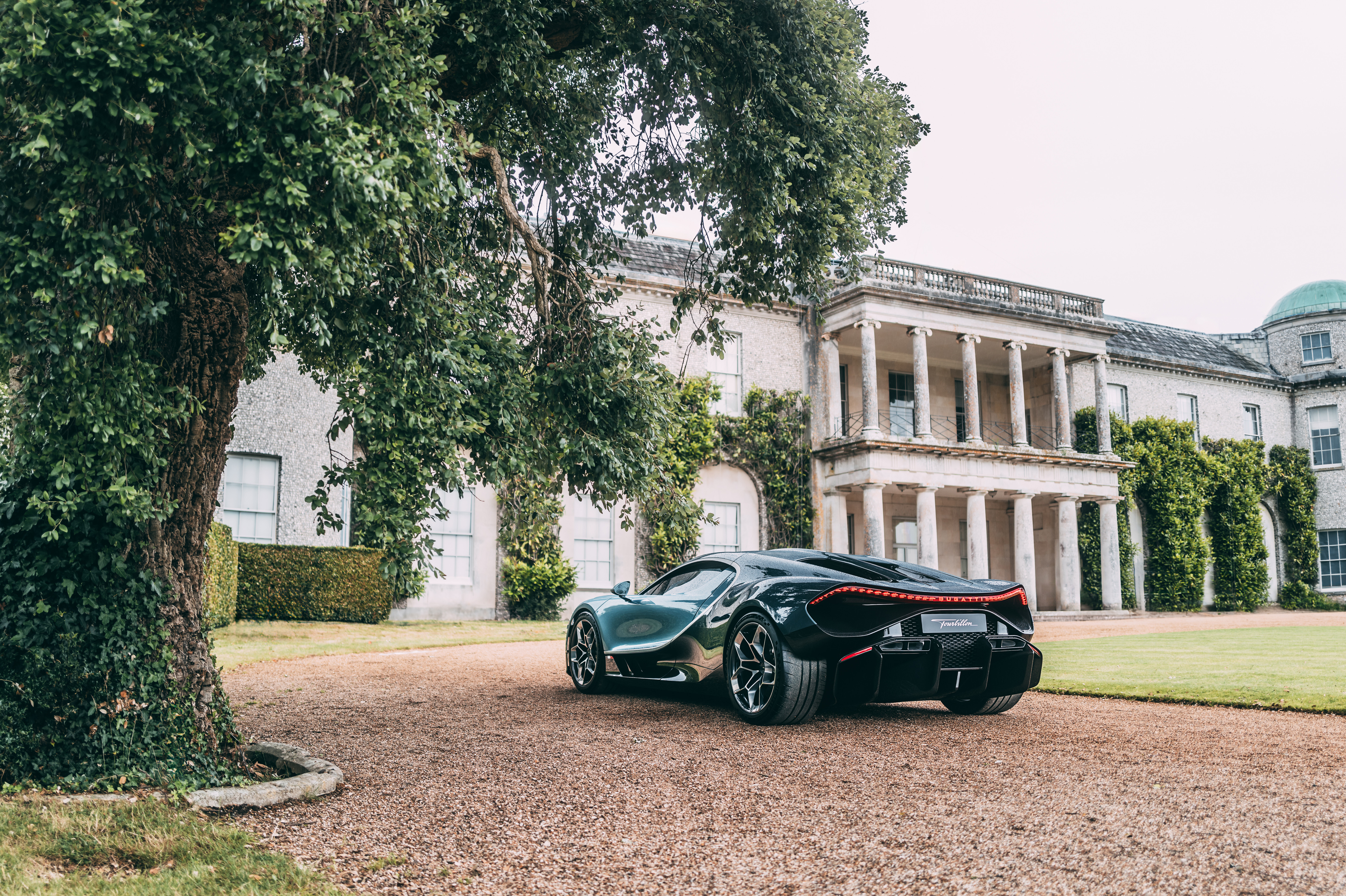 Bugatti Tourbillon at the Goodwood Festival of Speed 2024 from the back.