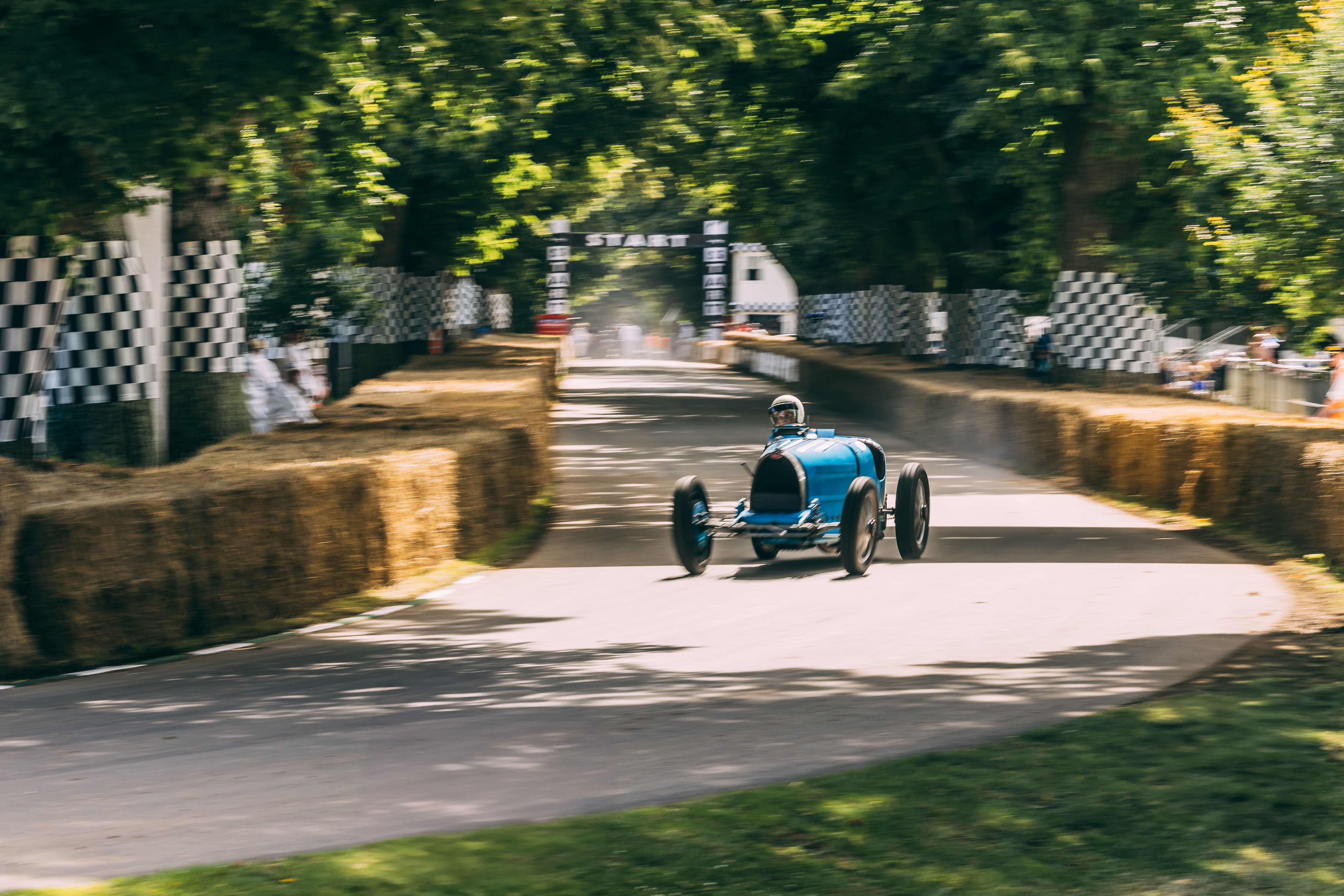 Bugatti Type 35 at the Goodwood Festival of Speed 2024.