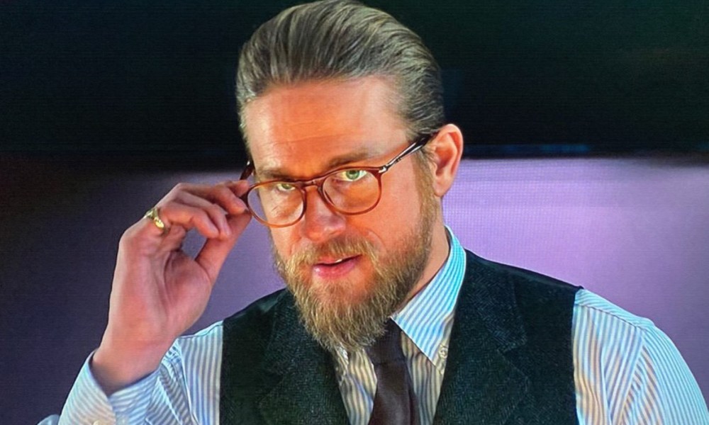 Charlie Hunnam in glasses