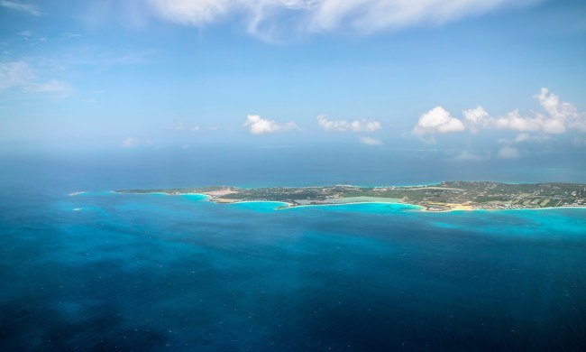 Wide view of a Fiji island