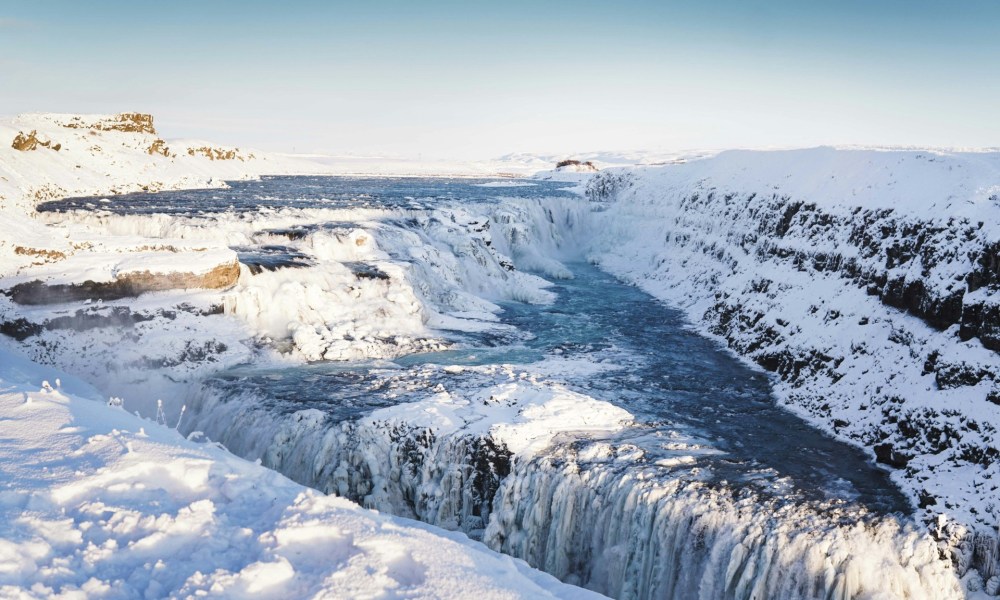 Iceland's Gullfoss Falls