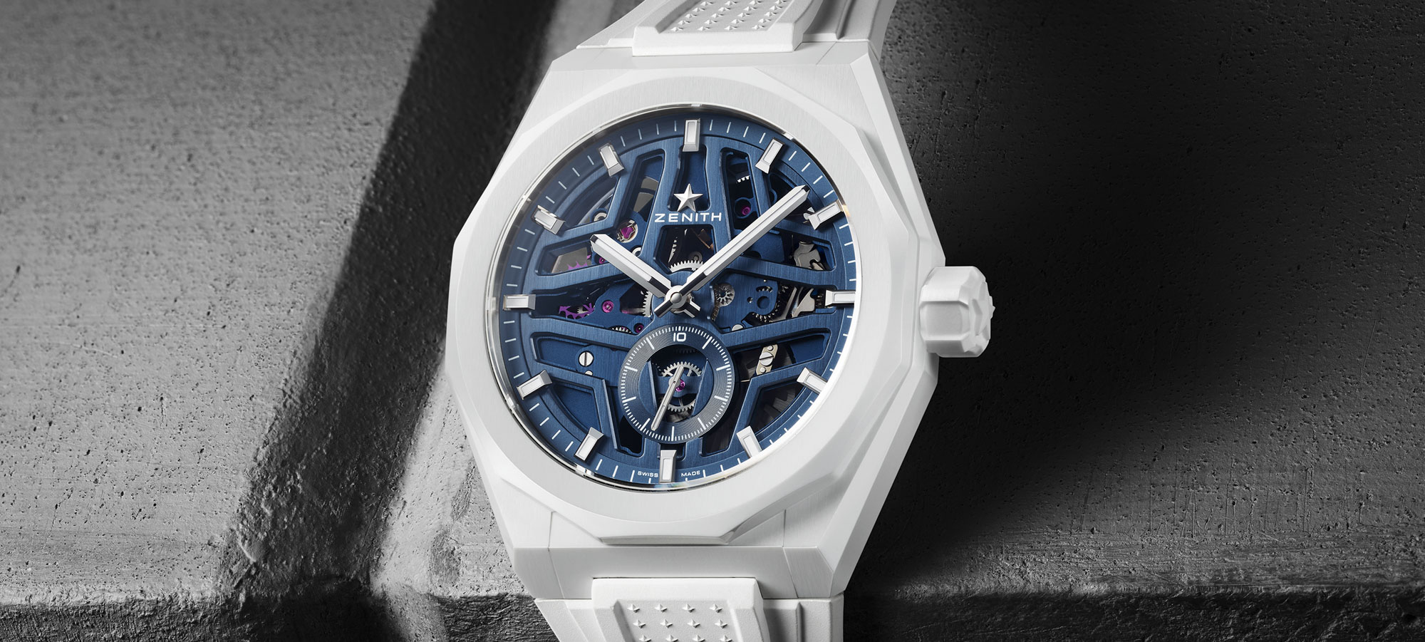 Zenith Defy Skyline White Ceramic Skeleton