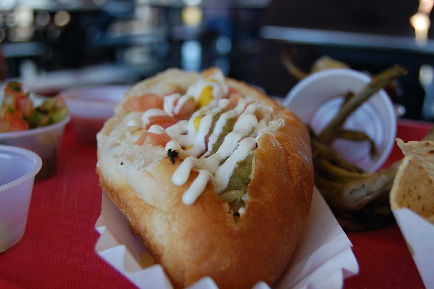 Sonoran hot dog