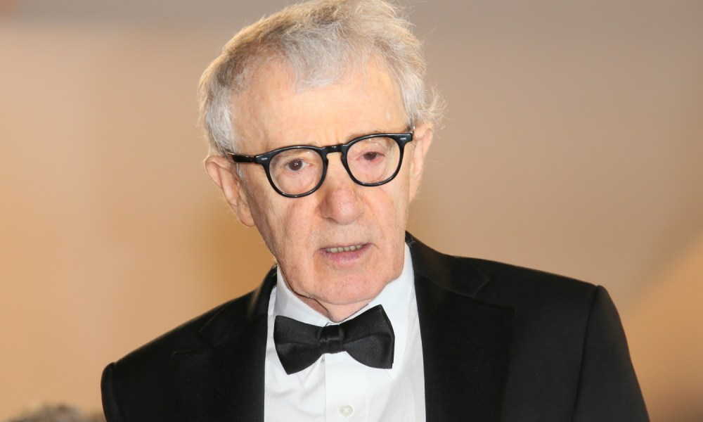 Woody Allen posing for the camera