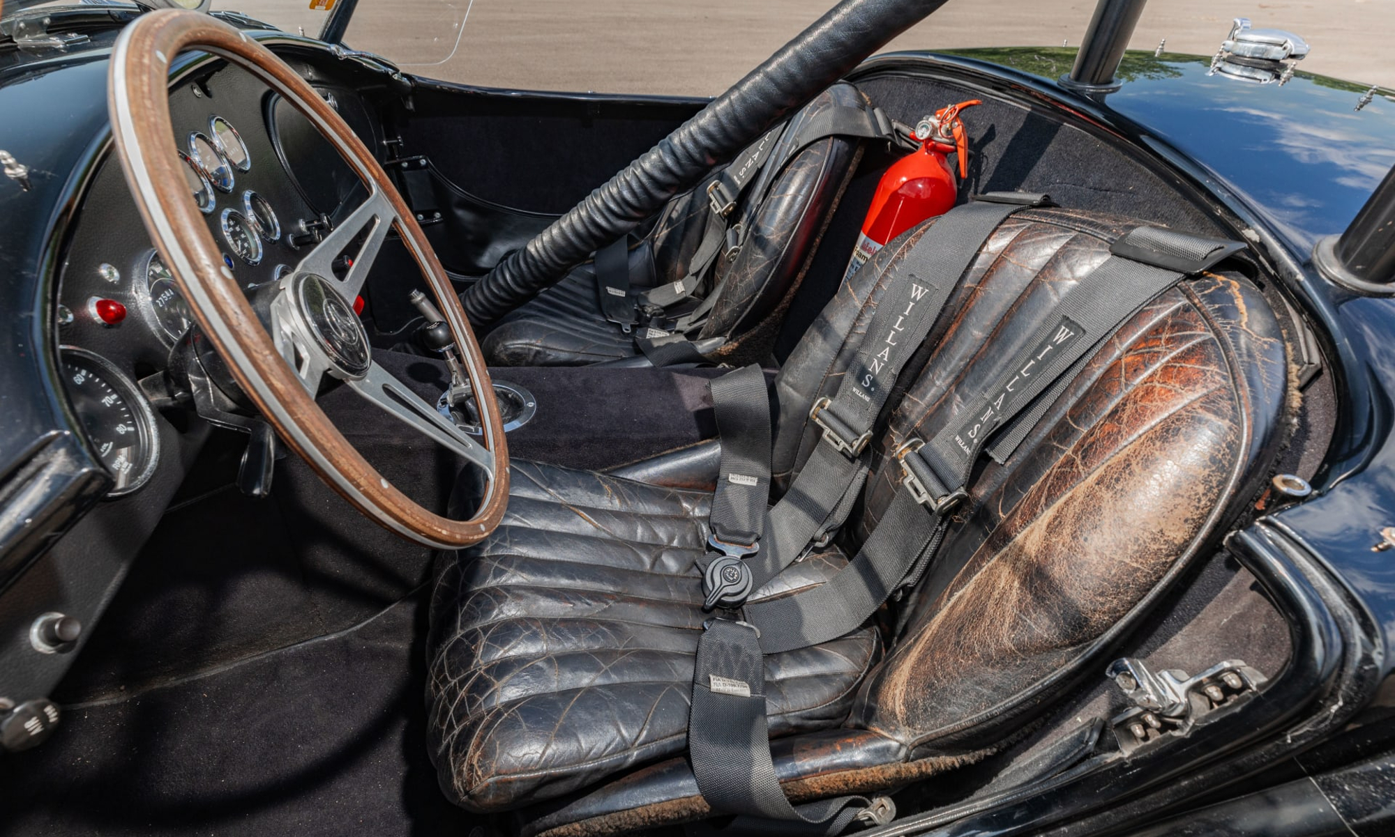 1963 Shelby 289 Cobra driven by Steve McQueen interior.