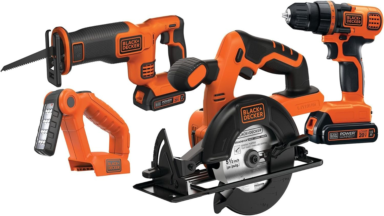 BLACK+DECKER 20V MAX Power Tool Combo Kit