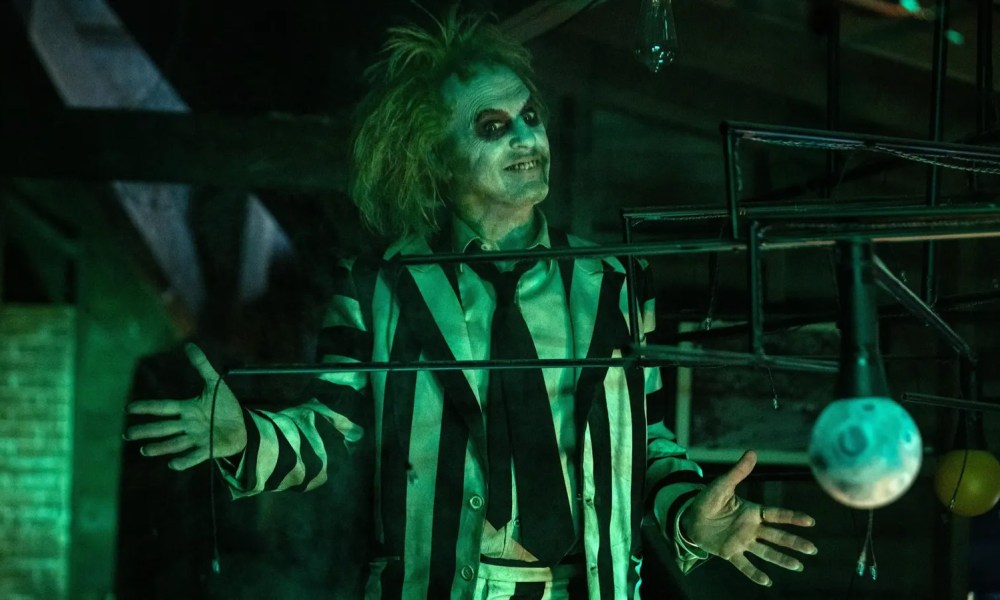 Michael Keaton in Beetlejuice Beetlejuice.