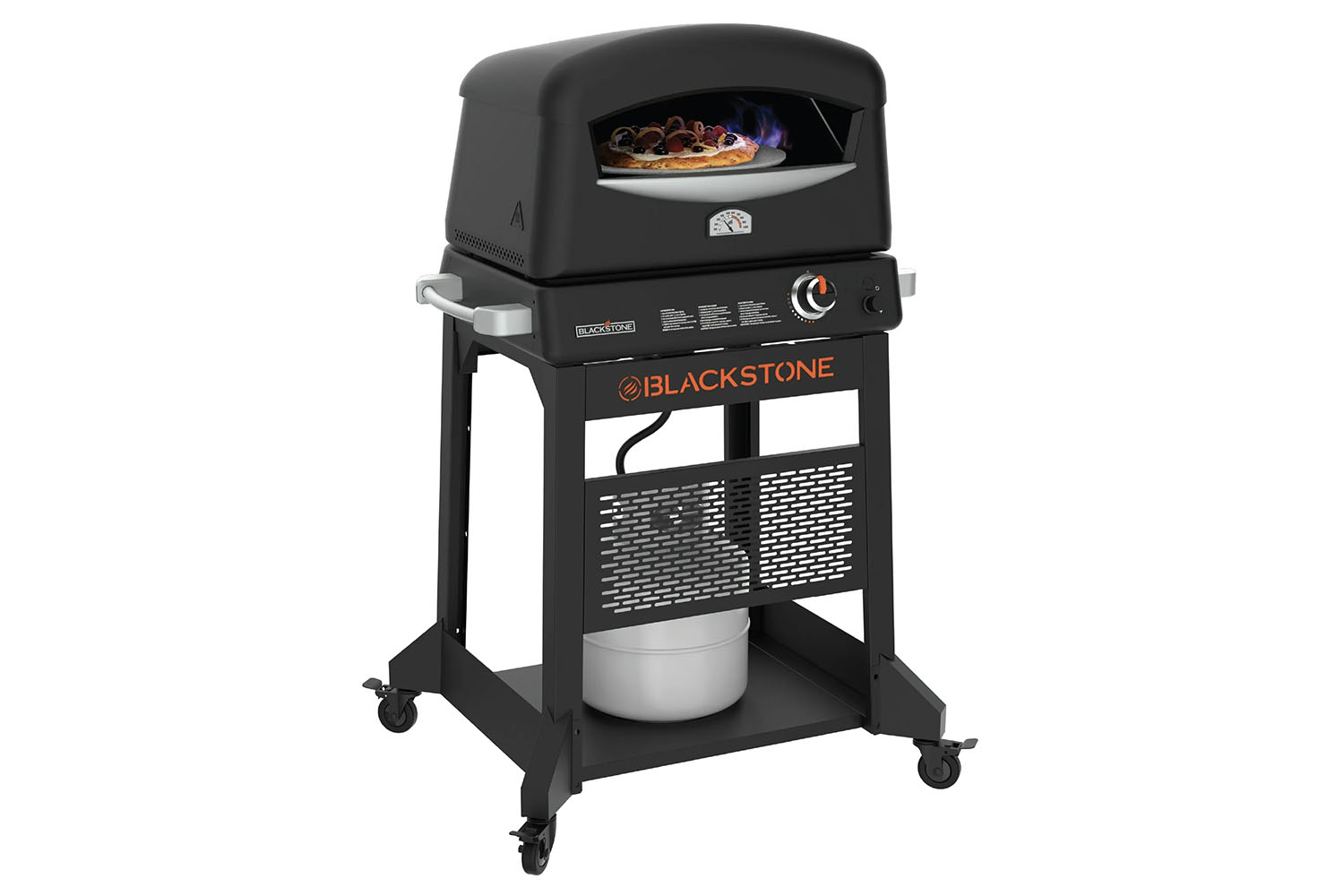 The Blackstone outdoor propane pizza oven on a white background.