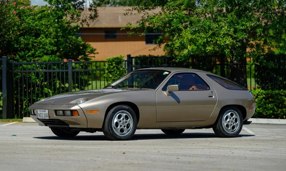 Bonhams is auctioning this gold 1979 Porsche 928 that Tom Cruise drove in the film Risky Business.