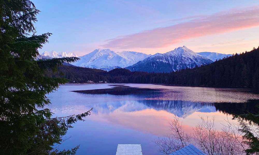 Lake and Mountains, Juneau, Alaska