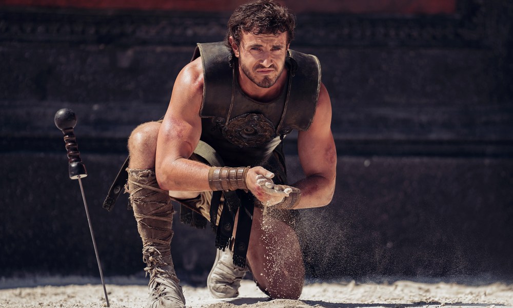 Paul Mescal in Gladiator II.