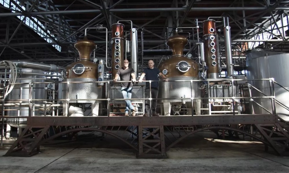 St George Spirits founders with the distillery