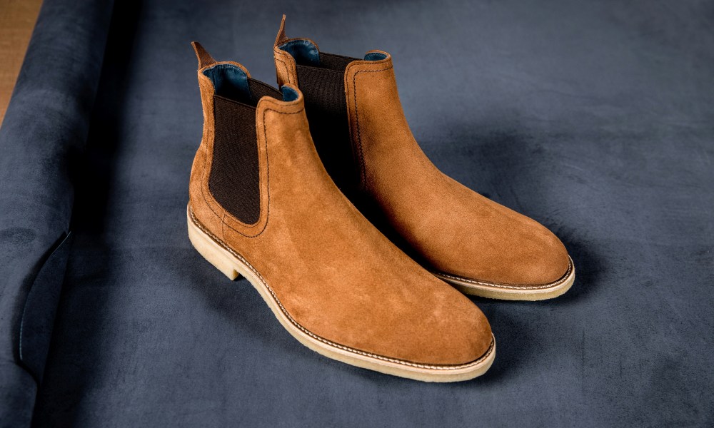 Suede Chelsea boots