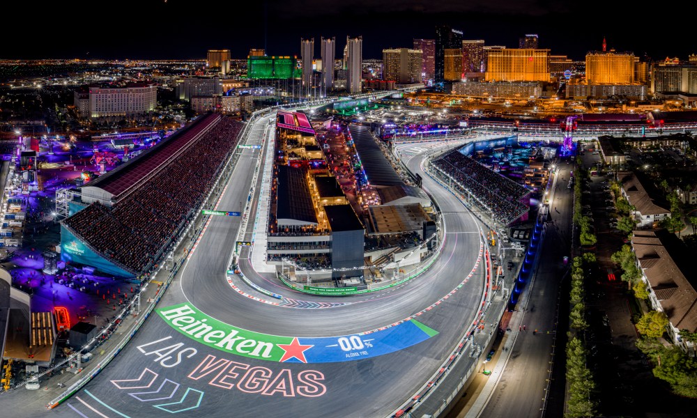 The circuit for the Heineken Silver Las Vegas Grand Prix